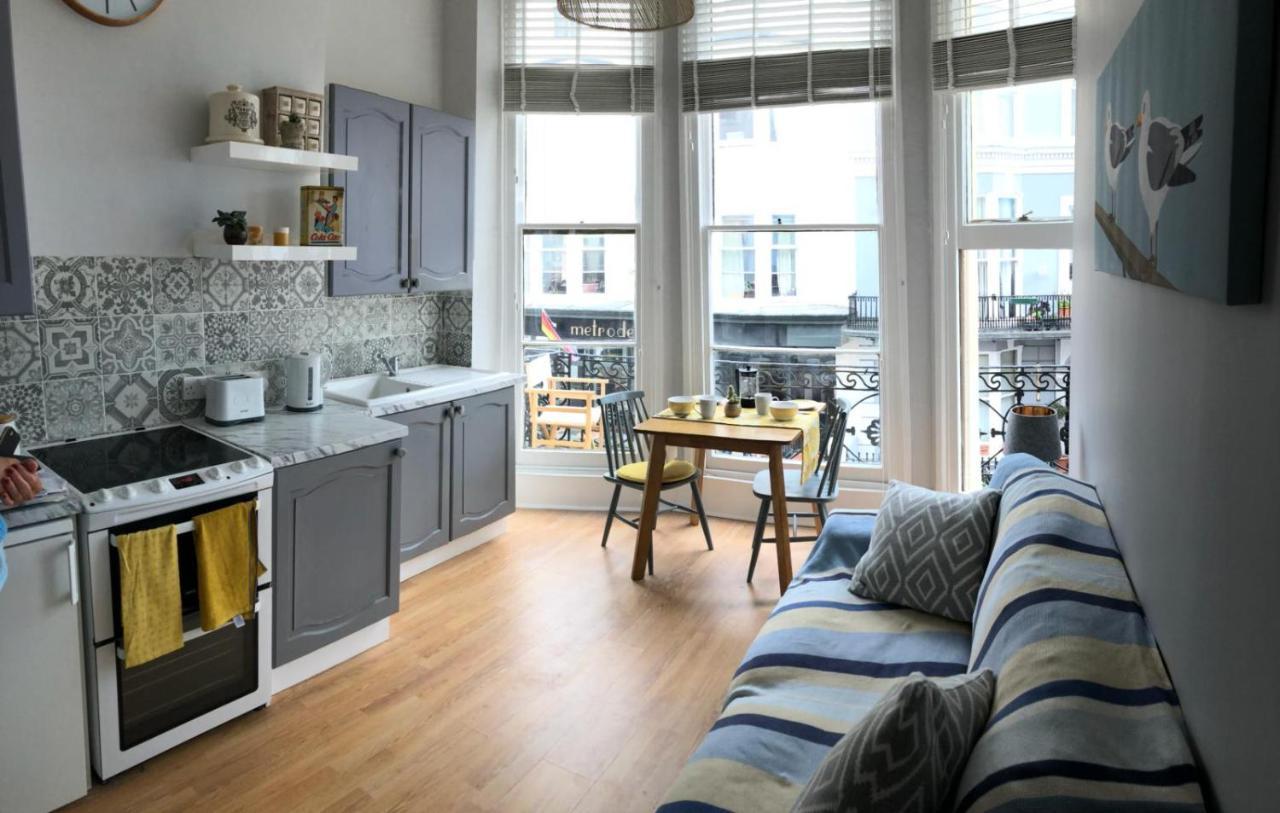 Striking Seaside One Bed Balcony Flat In Brighton 아파트 외부 사진